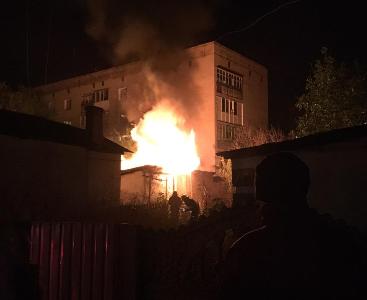 В Олександрії полум’я від пожежі охопило будівлю в центрі міста